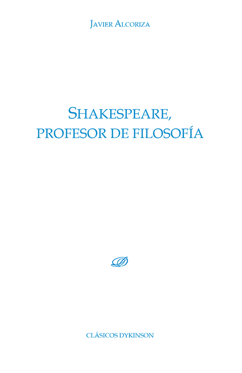 Shakespeare, profesor de filosofía. 9788411707909