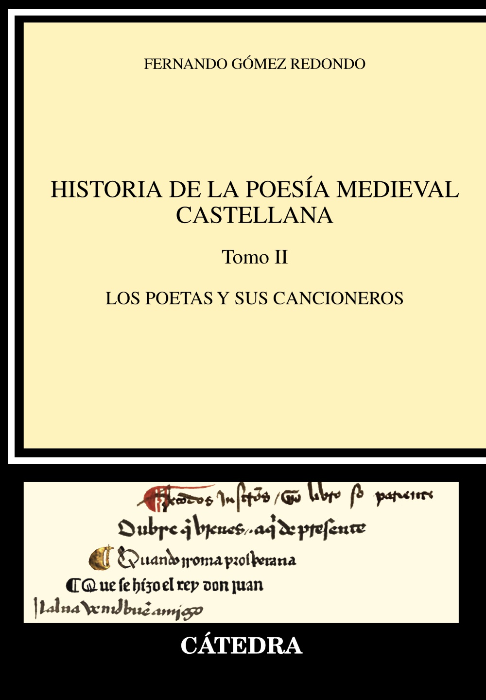Historia de la poesía medieval castellana  