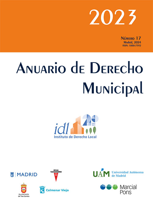 Anuario de Derecho Municipal, Nº 17, año 2023. 101114481