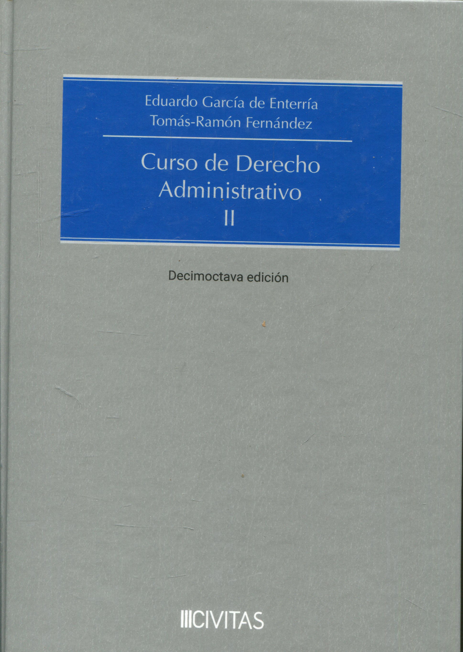 Curso de Derecho Administrativo II. 9788410296251