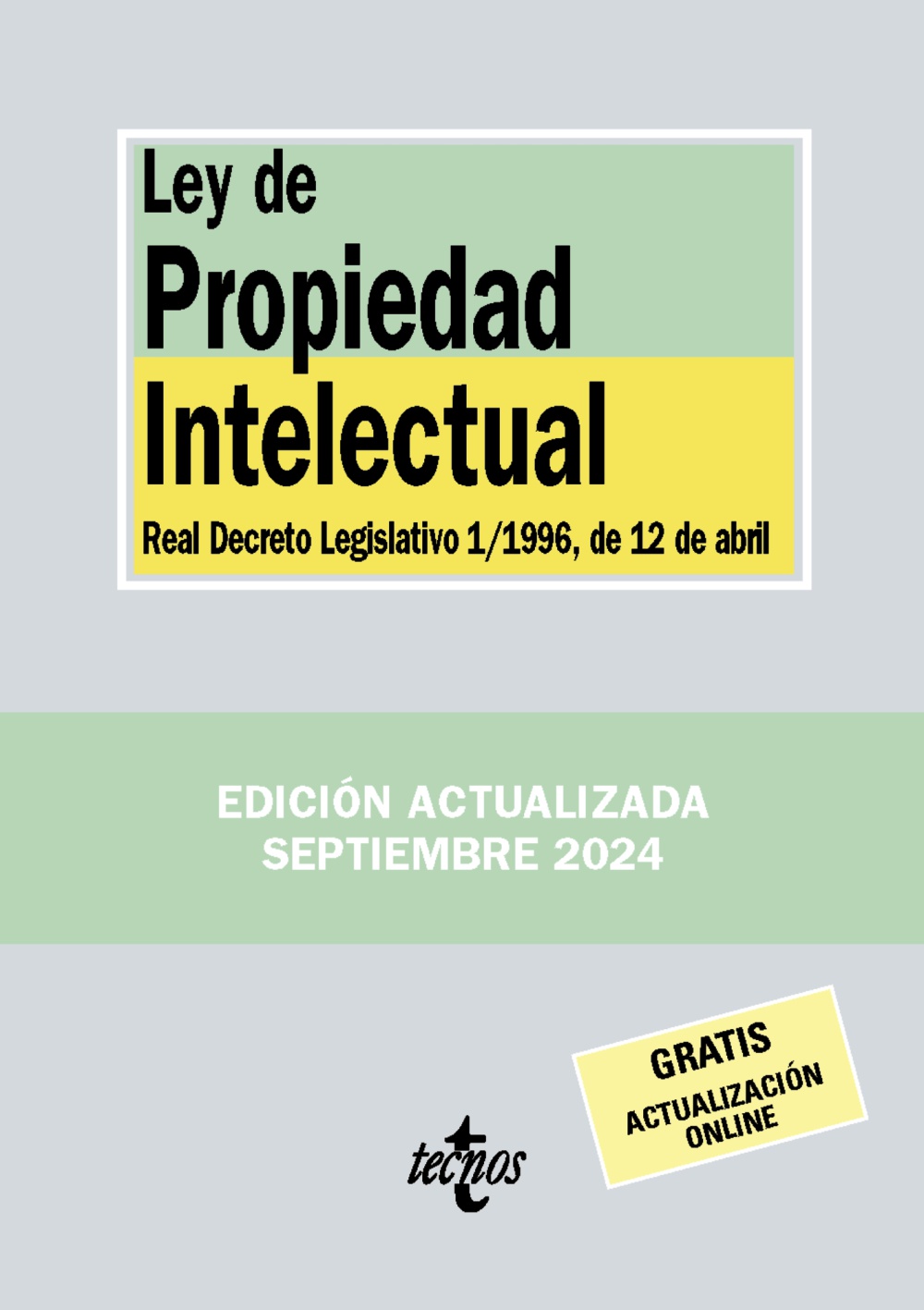 Ley de Propiedad Intelectual. 9788430991051