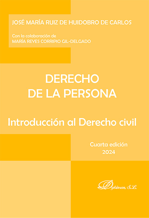 Derecho de la persona. 9788410705951