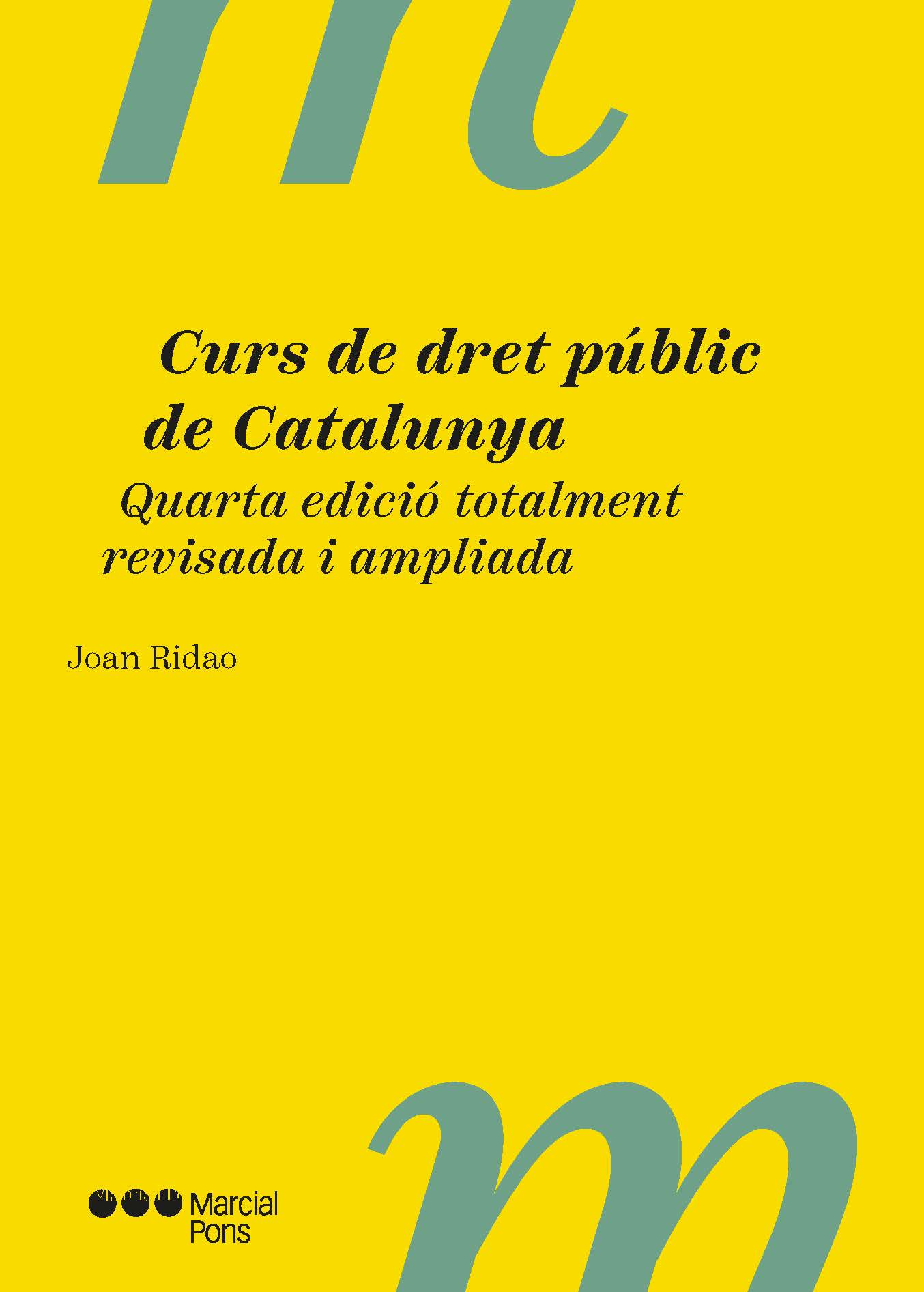 Curs de Dret públic de Catalunya. 9788413817781