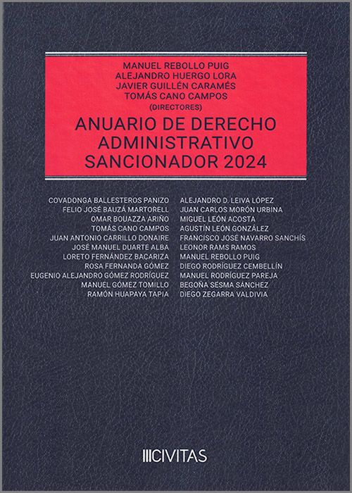 Anuario de Derecho Administrativo Sancionador 2024