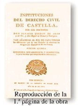 Instituciones del Derecho Civil de Castilla. 9788485012121