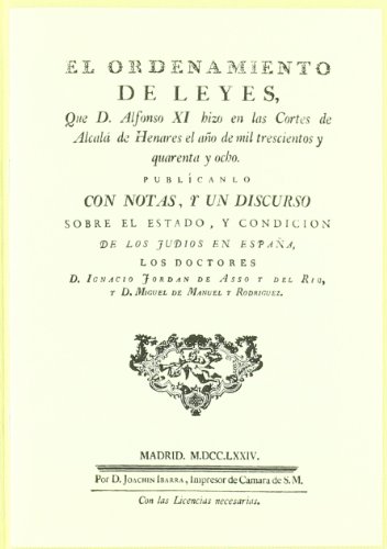 Ordenamiento de Leyes de Alcalá de Henares de 1348. 9788485012398