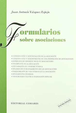 Formularios sobre asociaciones. 9788484448686