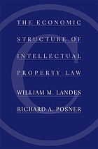 The economic structure of intellectual property law. 9780674012042