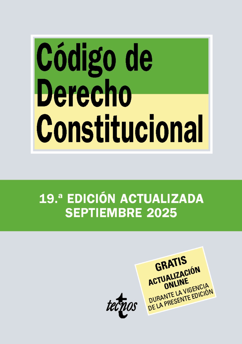 Código de Derecho Constitucional. 9788430993123