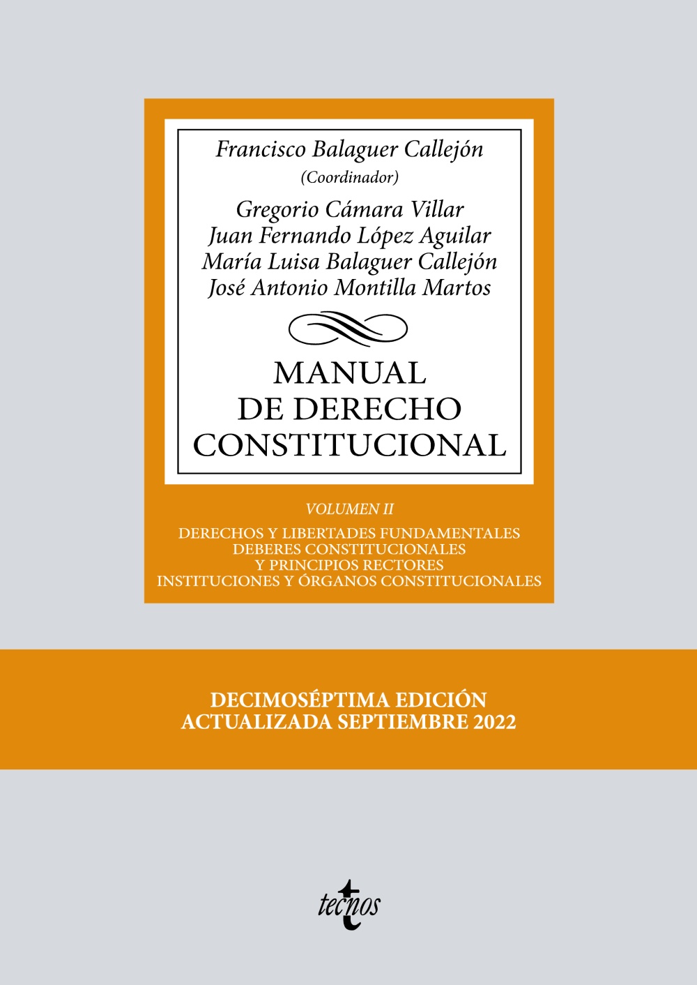Manual de Derecho constitucional. 9788430985418