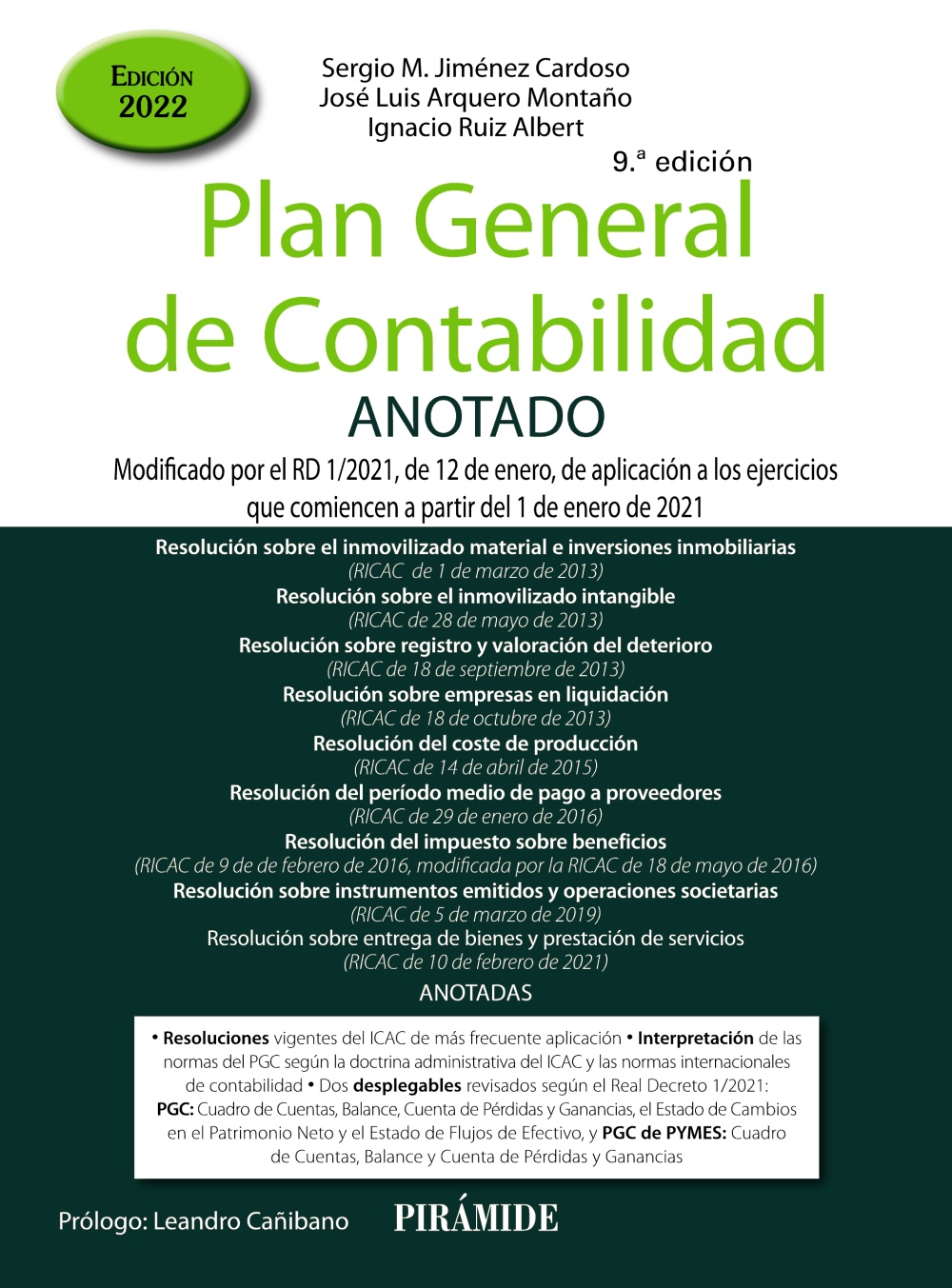 Plan General de Contabilidad ANOTADO. 9788436846744