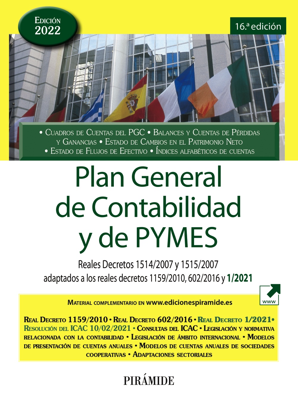 Plan General de Contabilidad y de PYMES. 9788436846911